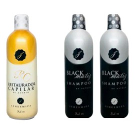 1 Restaurador Capilar Y 2 Shampoo Black Matiz