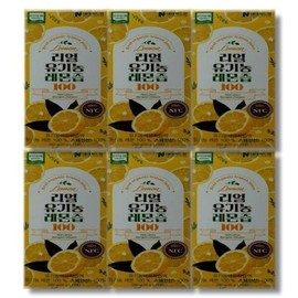 Healthnara Nature Dream Real Organic Lemon Juice 100 6 boxes (32594584) / 건강나라 네이처드림 리얼 유기농 레몬즙 100 6박스 (32594584)