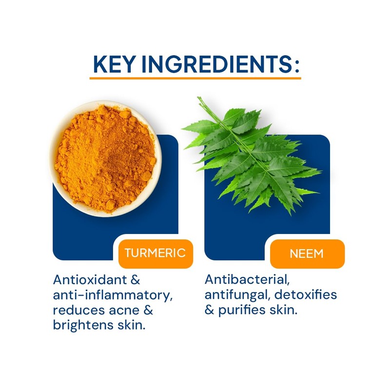Suds & Scents Turmeric Soap with Neem Extract, For all