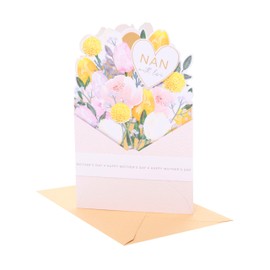 UK Greetings Mother's Day Card for Nan - Pop-Up Design