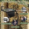 Tree Stand Seat Replacement with Storage Pocket 16.5*13inch Universal Replacement