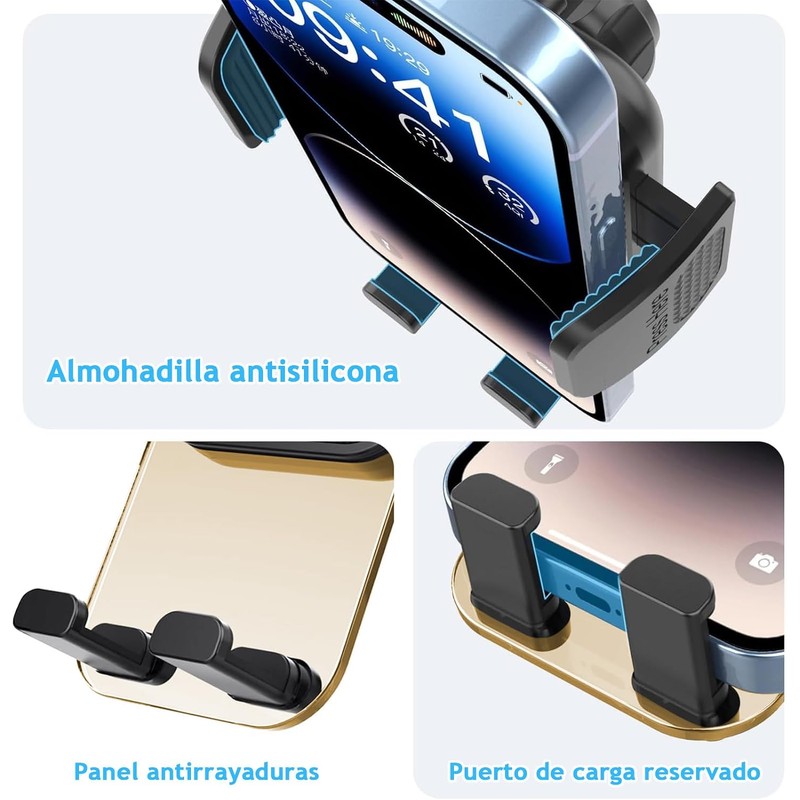 Eynshoo Soporte para Celular Automovil de Ventosa con Rotacion 360°