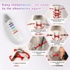 CODIRATO 6 Pairs of Elastic Shoelaces, Colourful Shoelaces with Quick