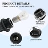 92166-3K000 Front-Turn-Signal-Lamp-Socket Holder Bulb Plug Socket Assembly Compatible with KIA