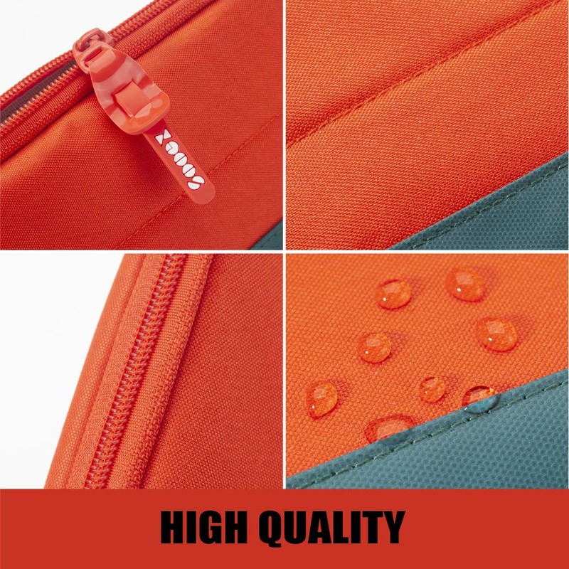 Sooez Wide-Opening Pencil Pen Case, Lightweight & Spacious Pencil Pouch