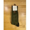 Sun + Stone Green/Black tips Crew Socks Shoe Size 10-13