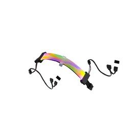 GELID SOLUTIONS Astra RGB 8-Pin - 24 Ultra Bright RGB LEDs - Double Sided RGB Lighting - CPU Power Connector - Dimensions 300 x 20 x 25 cm