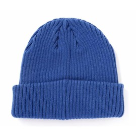 Jack Bunny 262-4287103 Unisex Knit Cap (Rib Knit Material) / Golf Hat, 110_blue