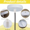Svitzoot Canopy Metal White 100 x 18 mm Canopy Lamp