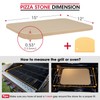 Unicook 15 x 12 Inch Pizza Stone for Oven and