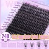Winifred Cluster Eyelash Extensions Fluffy Wispy Lash Clusters Thick Volume