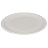 Abena Round Clay-Coated Paper Plates, 7 Inch, Paper-Plate Design, Biodegradable