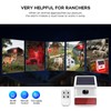 PGST Solar Motion Alarm,Outdoor Siren Detector with Flashing Light,IP65 Waterproof,Remote