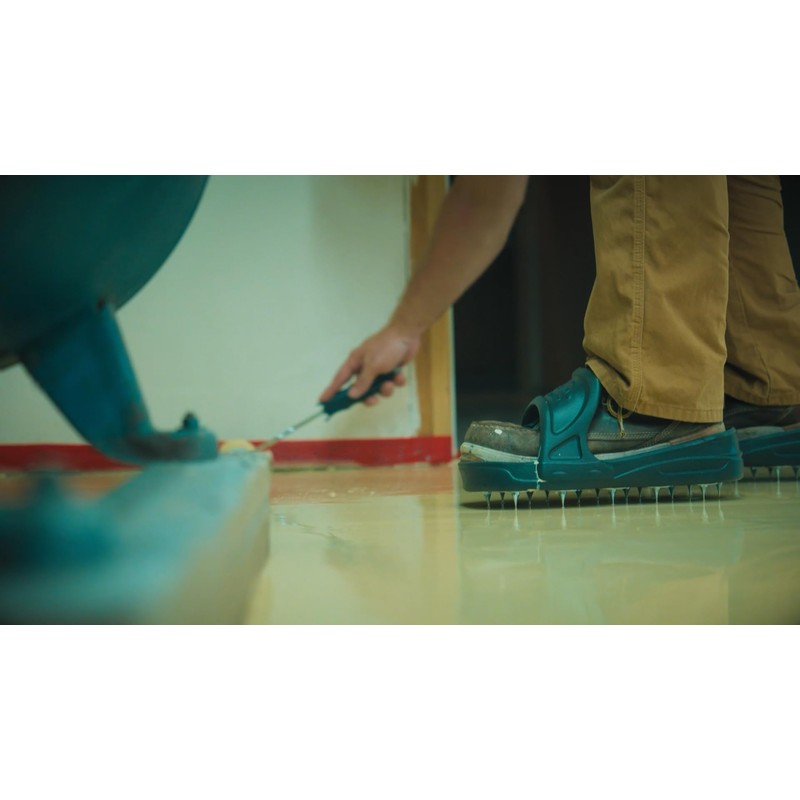 Midwest Rake Sharp Spiked Style Shoes for Resinous Coatings, with