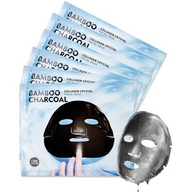 Face Sheet Mask Set,6 Pcs Hydrating Moisturizing Crystal Mask, Firming Anti-Aging with Collagen and Hyaluronic Acid,for Face Dry and Fade Fine Lines,Korean Beauty Skin Care,Mother's Day Gift for Women