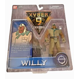 Bandai Xyber 9 Saban's Bandai New Dawn Willy Action Figure 6204