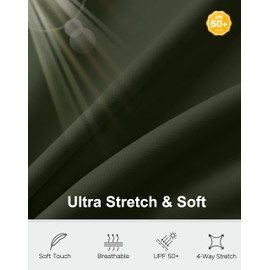 Soothfeel Women's Athletic Workout Jacket Lightweight UPF 50+ Long Sleeve Sun Protection Shirts Zip Up Cropped Sun Jacket Hiking Tops (Olive, XS)