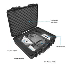 Protective Hard Case for Starlink Mini – Custom Foam Interior, Waterproof Design, Enhanced Latch System, Lightweight & Compact – Ideal for Travel, Camping, RVs, and Both Indoor & Outdoor Use