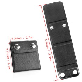 Newseego Seat Belt Adjuster, Comfort Universal Belt Strap Safety Shoulder, Neck Universal Comfort Positioner Locking Clips, Vehicle Car Seat Belt Safety Covers - Black