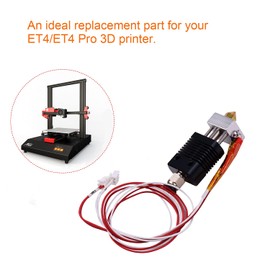 24V Hotend Extruder Kit with Heating Block Heat Sink Heater Thermistor for Anet 3D Printer ET4 ET4X ET4+ET4 Pro ET5 ET5X ET5 Pro Suitable (Color : ET4 Hot End)