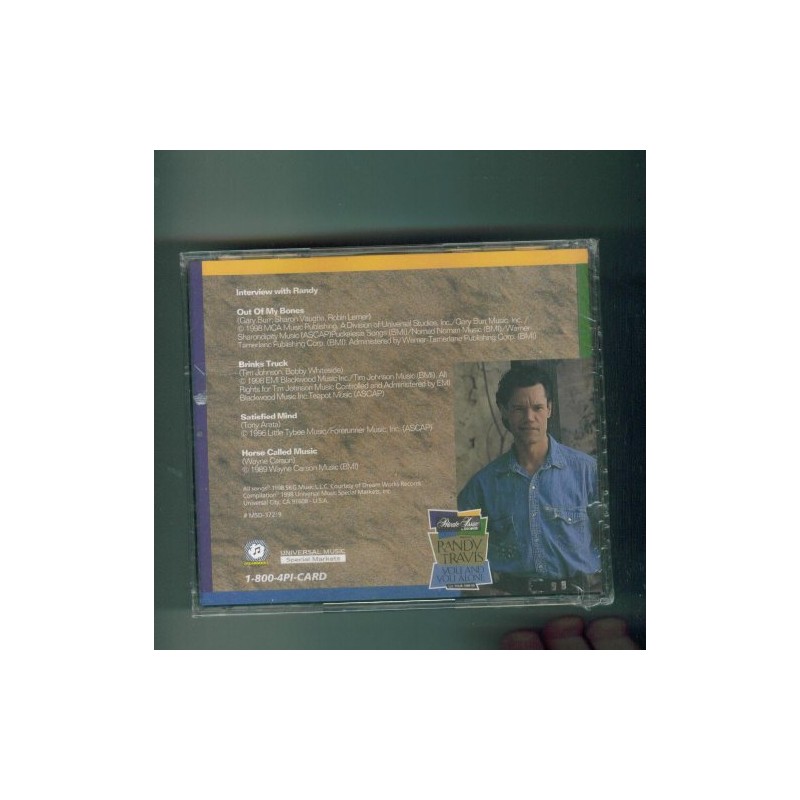 Randy Travis Private Collection CD