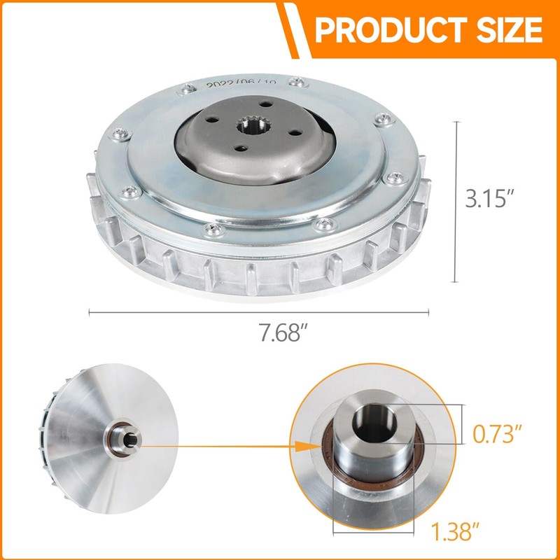 BRIDIOF Primary Clutch for Hisun ATV UTV 500 700, Bennche