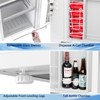 COWSAR 2.6 Cu.Ft Mini Fridge with Freezer, Single Door Compact
