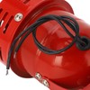 Industrial Motor Alarm Bell Red Color Steel Mini Horn Sound