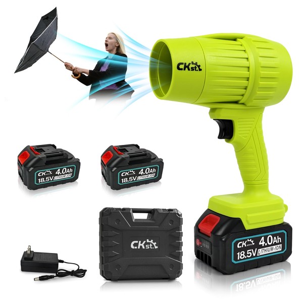 Electric Cordless Leaf Blower - 600000RPM Handheld Leaf Blower -