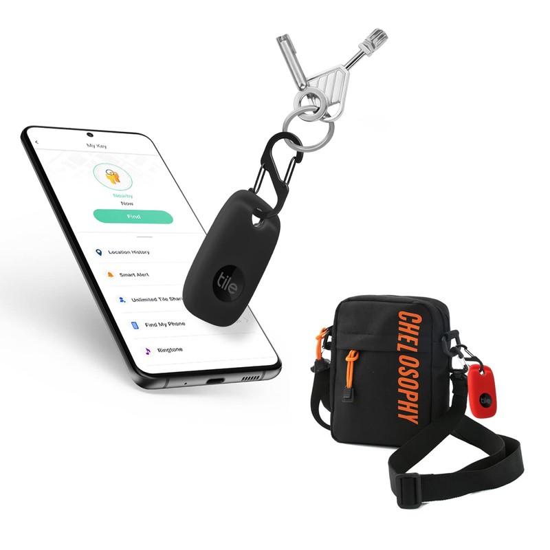 Geiomoo Silicone Case for Tile Pro 2022 Tracker, Soft Flexible