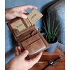 Wildery® #WI108C Men's Leather Wallet with RFID Protection in Portrait