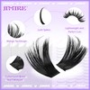 JIMIRE Volume Lash Clusters Kit 12-18MM D Curly Lash Extension