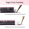 ALLOVE Pink Ombre Colored Eyelash Extension Super Easy Fan Volume