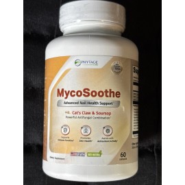 Phytage MycoSoothe Hair Skin Nail Support 60 Veggie Caps 02/2026 NEW