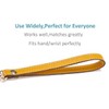 AIMALL Leather Litchi Pattern Cowhide Puppy Buckle Wrist Strap, 7.48