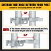 VIVIDA Chain Link Gate Latch 1-3/8" x 1-3/8", Chain Link
