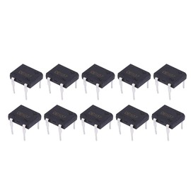 DB107 Bridge Rectifier, 1A 1000V for Household Appliances & Industrial Electronic Circuits, 10Pcs Durable Design