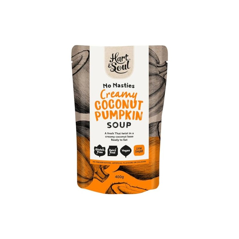 Hart and Soul All Natural Coconut Pumpkin Soup 400 g