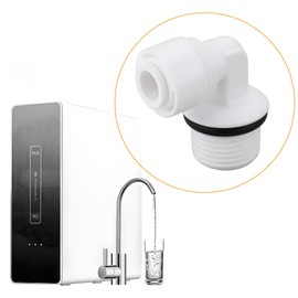 LT Easiyl 4x 90° Quick Connect Winkelstück 1/4" - 3/8" AG mit O-Ring für 6,5 Mm Schlauch Umkehrosmose Wasserfilter