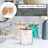 HENGBIRD Pack of 3 Cotton Buds Cotton Pads Storage Container