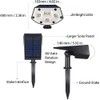 WBM Smart 20 Led Solar Landscape Spotlights, Ip65 Waterproof Solar