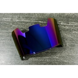 Green Gridiron - Unbranded Football Helmet Visors + US Flag Helmet Decal (Galaxy)