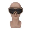 Safety Goggles Breathable Shock Resistant Iron Mesh Patterned Wind Sand