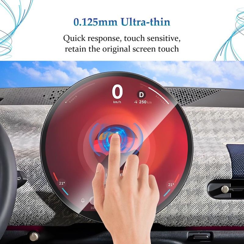 SKTU (2Pcs for 2025 Mini Cooper Accessories Screen Protector for