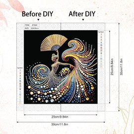 Tontut - Kit de pintura de arte de diamantes, diseño de mosaico 5D para principiantes y adultos, se puede regalar a familiares y amigos, ideal para decorar paredes del hogar y la oficina
