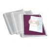 Cardinal Zippered Binder Pockets, 8.5 x 11 Inches, Clear, 6