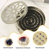 Movable Mosquito Coil Holder, Portable Metal Mosquito Spiral Container, Incense