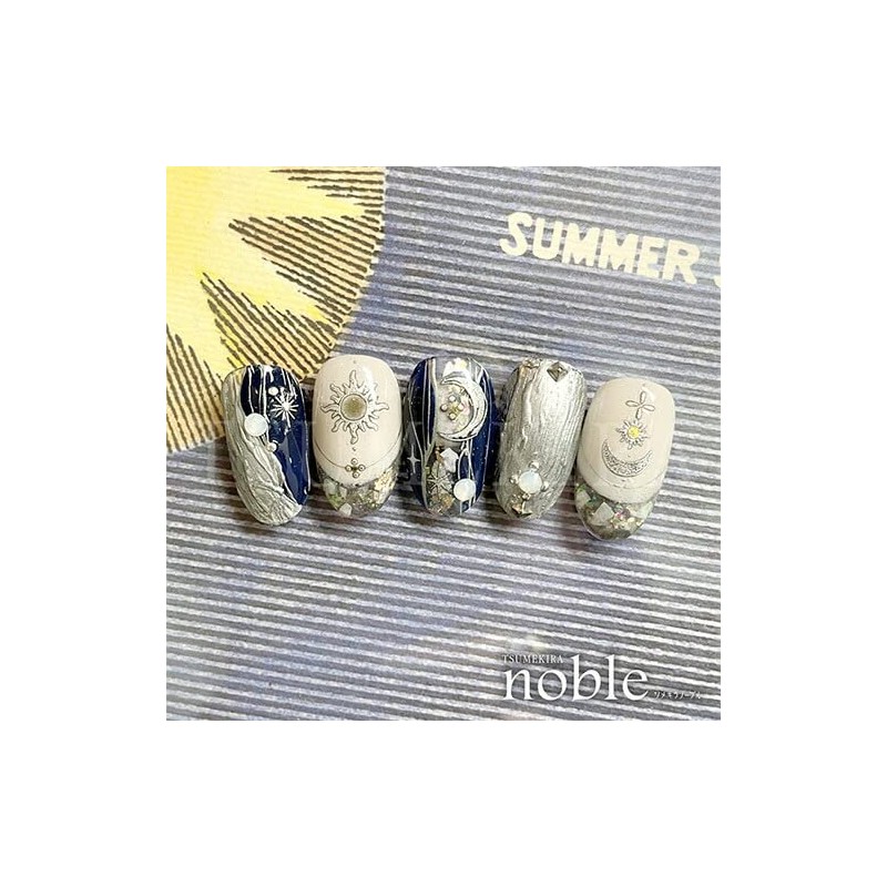TSUMEKIRA noble Metal Parts, Silver (For Gel Only)