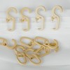 Pack of 50 Folding Hooks for Curtain Rings with up