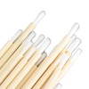 Disposable Bamboo Handle Lip Brush, 100pcs Lip Brush for Lipstick,
